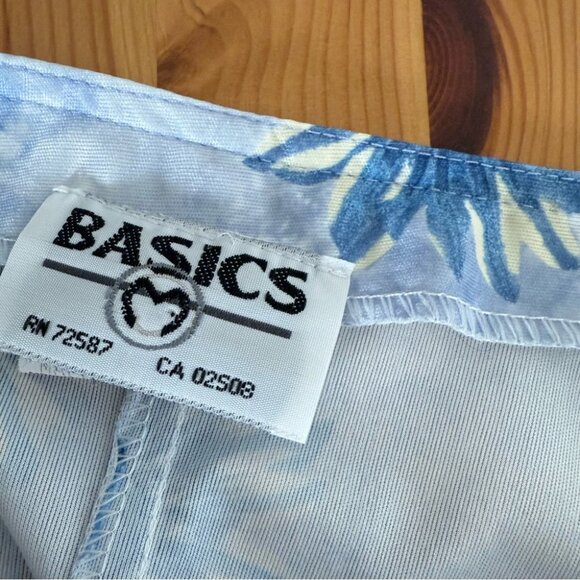 Y2K Blue Floral Mini Dress 90s Boho Fairy Soft Girl Vintage S - Picture 5 of 10